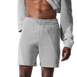 Shorts de tennis personnalisés OEM pour hommes, de haute qualité, confortables, décontractés, athlétiques, unis, taille mi-haute, grande taille - Product Image 5