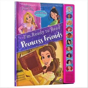 Je suis prêt <span class=keywords><strong>à</strong></span> <span class=keywords><strong>lire</strong></span> Princess Friends Sound Book 10 Appuyez sur les boutons Livre sonore pour enfants - Product Image 1