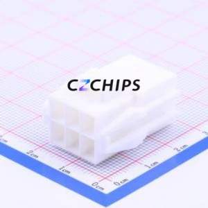 YLR-06V Housing (Wire-to-Board / Wire-to-Wire) P=4.5mm Connector ( Jack Structure: 2x3P )( Pitch: 4.5mm )( Number of Rows: 2 ) - Product Image 1