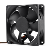 Ventilateur de refroidissement d'échappement électrique à inverter DWPH DC 12V 0.40A EC 80X80X25mm sans balais à double roulement à billes ODM EFC-08E12D-EF05