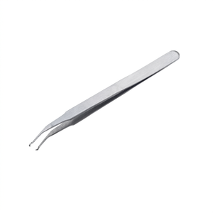 Pince à épiler conique en acier inoxydable, coupe baguette, à long bec, 200 mm, outil de fabrication de bijoux, pour maintenir des billes de 2 mm de diamètre, modèle 597B - Product Image 1