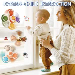 CPC 3 pièces bébé dessin animé Fidget Spinner jouets <span class=keywords><strong>ventouse</strong></span> bébé Spinner <span class=keywords><strong>pour</strong></span> <span class=keywords><strong>chaise</strong></span> <span class=keywords><strong>haute</strong></span> - Product Image 4