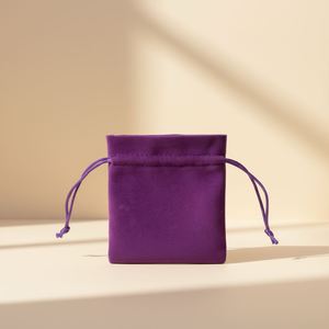 Sacs à bijoux imprimés avec logo personnalisé, sacs cadeaux en velours, emballages écologiques pour bijoux, montres, lunettes, pochette en daim - Product Image 6