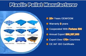 Paleta <span class=keywords><strong>de</strong></span> HDPE <span class=keywords><strong>de</strong></span> una sola cara para logística <span class=keywords><strong>de</strong></span> cadena <span class=keywords><strong>de</strong></span> frío, con entrada <span class=keywords><strong>de</strong></span> 4 vías, cubierta ventilada, flujo <span class=keywords><strong>de</strong></span> aire superior, drenaje y compatibilidad con lavado a presión. - Product Image 4