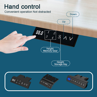Confortable — support de bureau électrique, Table réglable et ergonomique, à moteur unique, meuble intelligent