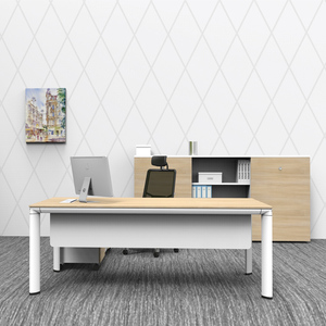 2024 mới nhất cao cấp <span class=keywords><strong>MDF</strong></span> văn phòng điều hành bảng nhà văn phòng máy tính bàn - Product Image 6