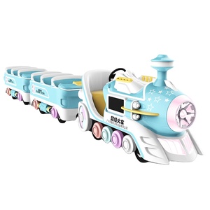 สวนสนุกห้างสรรพสินค้าในร่มกลางแจ้งที่กำหนดเองธีมสีฟ้า Trackless รถไฟมอลล์ - Product Image 1