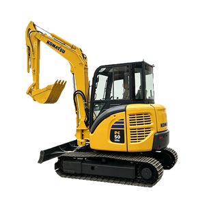 Mini-excavatrice Komatsu PC50 PC55 PC35 avec godet de terrassement, poids opérationnel de 5 tonnes, machine hydraulique sur chenilles - Product Image 1