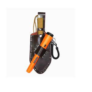 กระเป๋าคาดเอวหนัง PU สำหรับใส่เครื่องตรวจจับโลหะแบบพกพา พร้อมช่องใส่เครื่องมือ จอบ และอุปกรณ์ขุดค้นหาสมบัติ สำหรับใช้ในสวน - Product Image 1
