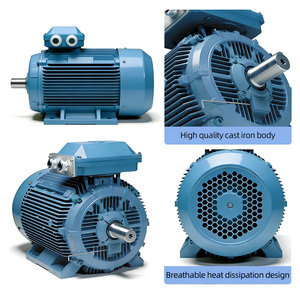 มอเตอร์ ABB รุ่น M3BP ซีรีส์ 0.37KW~900KW 2 โพล 3000 รอบต่อนาที มอเตอร์เหนี่ยวนำแบบอะซิงโครนัสสามเฟส AC 400V 50Hz IP55 IC411 - Product Image 5