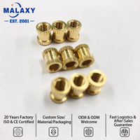 Écrou hexagonal Malaxy en laiton de haute qualité, filetage UNC, résistant à la corrosion, pour raccords de tuyauterie