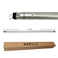 Support de toile de fond droit en aluminium / Tente de mariage / Kits de poteaux et de draperies