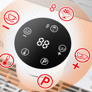 Коммерческая Полуавтоматическая электрическая кофеварка с двумя головками - Product Image 3