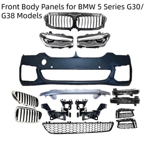 Nuevo Parachoques Delantero y Trasero G38 para G30 M5 540I <span class=keywords><strong>M</strong></span> Sport Facelift Pre LCI, Conversión Estilo F90 530I 2016-2019, Instalación con Tornillos - Product Image 3