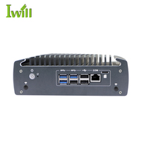 Haute qualité en Tel 10th Core I5 I7 Mini Pc Portable sans ventilateur intégré WIFI 4G 5G 6In Tel I226-V LAN 6USB Stock serveur pare-feu
