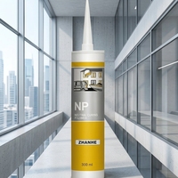 Scellant silicone transparent neutre à 100 %, 280 ml, imperméable et résistant à la moisissure, pour toit de camping-car, travaux du bois, construction