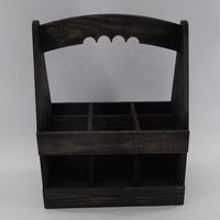 Porte-bouteille en bois Porte-bouteilles d'alcool en bois Organisateur de bouteilles