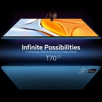 Tablette PC Teclast T70 4G LTE à prix de gros, 8 Go + 256 Go, écran 14 pouces, Android 14, MediaTek Helio G99 Octa Core, double SIM