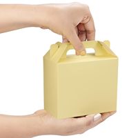 Boîtes cadeaux écologiques pour fête d'anniversaire d'enfants, compostables, en papier, avec poignée, pour biscuits, en-cas, vente bon marché, boîtes en papier pour bonbons chinois