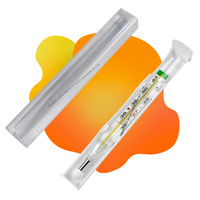 Termometer Digital Medis Gallium Kaca untuk Mulut dan Ketiak, Produk Baru Ramah Lingkungan dan Tidak Beracun dari Rumah Sakit HUAAN MEDICAL