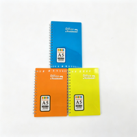 Cuaderno Espiral Superior A5 de Polipropileno, Tapa Dura Brillante de PP, 120 Hojas para Niños y Estudiantes