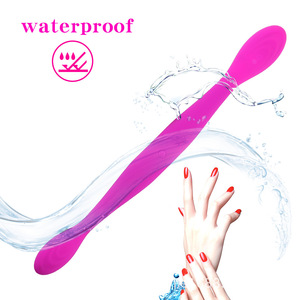 Vibratore a doppia punta per masturbazione lesbica, per vagina e sesso anale. - Product Image 1