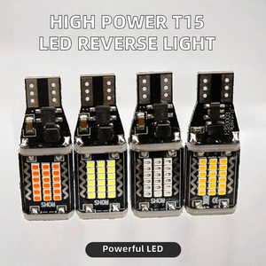 Luz de Reversa para Auto de Alta Potencia 4.4W T15 48 SMD 2016 LED 0.37A W16W CANBUS SIN ERROR OBC, Luz Trasera Blanca, Ámbar y Roja - Product Image 2