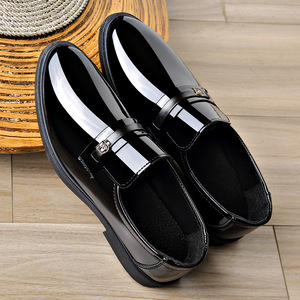 Men's Anti-Slip <b>Work</b> Loafers Slip-On Dressy Office <b>Shoes</b> Waterproof PU Upper Rubber Midsole <b>Comfortable</b> Breathable All-Season - Product Image 3