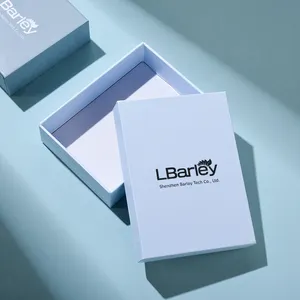 LBarley OEM Custom Design CardboardRing Earring Packaging Box Paper Drawer Jewelry Box With Logo