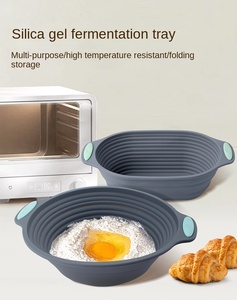 Wholesale Food Grade <b>Silicone</b> Foldable Bread Proof Tray Easy Storage and Efficient Fermentation <b>Baking</b> & Pastry Tool - Product Image 2