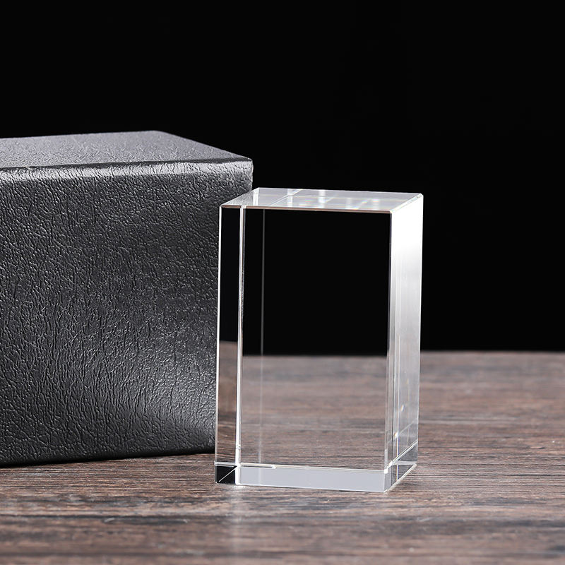 Best Quality K9 Crystal Transparent Glass Block Sparkling 50x50x80mm ...