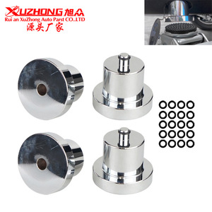 Adaptador de Posicionamiento Xuzhong, 4 Piezas, Aluminio Plateado, Herramienta de Elevación para Coche, Compatible con Rivian R1S R1T 2022 2023 2024 - Product Image 1