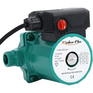 Pompe de circulation d'eau KolerFlo 3/4 pouce RS15/6 115V 60Hz pour système de chauffe-eau - Product Image 1