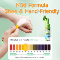 Nettoyant liquide pour chaussures écologique de qualité supérieure - Nettoyage en profondeur, blancheur durable, détergent pour chaussures