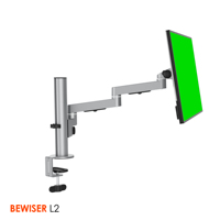 Boîtier d'ordinateur flexible réglable Support de moniteur Supports de bureau d'ordinateur Support de moniteur (BEWISER L1)