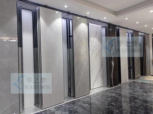 Tùy Chỉnh Có Thể Điều Chỉnh Kích Thước Trượt Gạch Gốm Mẫu Hiển Thị Giá Kéo Đẩy Trượt Kim Loại Thạch Anh Đá Cẩm Thạch Hiển Thị Đứng Hệ Thống - Product Image 6