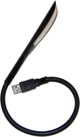 Lampe de lecture USB moderne en ABS avec interrupteur tactile à intensité variable et col de cygne flexible pour ordinateur portable, ordinateur de bureau