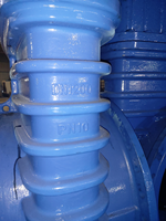 Vanne à opercule en fonte ductile GGG50 DIN3352 F4 à extrémité à bride, siège en métal dur massif, DN50-DN300 DN200 PN10 PN16, Fabrication professionnelle