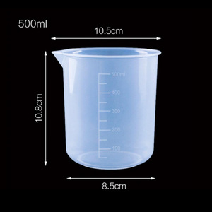Tasses à mesurer 200 ml en plastique graduées avec bec verseur pour usage en cuisine - Product Image 2