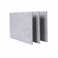 Panneaux acoustiques en fibre de polyester insonorisants en gros pour bureaux et hôtels, 9 mm d'épaisseur, panneaux écologiques