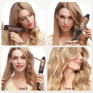 Cansado <span class=keywords><strong>de</strong></span> cabello enredado mientras Riza este <span class=keywords><strong>rizador</strong></span> <span class=keywords><strong>de</strong></span> cabello redondo rodante crea Rizos suaves en 10 segundos - Product Image 5