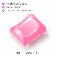 Lessives en dosettes écologiques OEM ODM sous marque privée, 8g, enzymes hautement actives, 100 unités, parfum coco