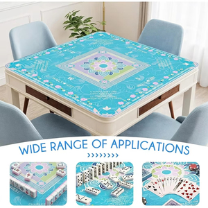 Tapete de Goma Natural Antideslizante para Mesa de Mahjong, Plegable, Lavable, Insonorizante para Mahjong Americano - Product Image 5