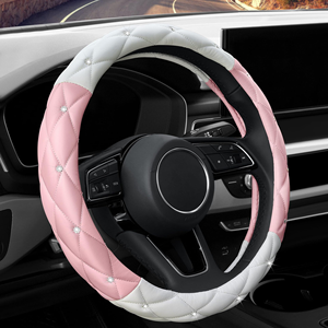 Funda de <span class=keywords><strong>Volante</strong></span> de Coche con Cristales, Elegante y Brillante, para Decoración Diaria de Conducción - Product Image 6