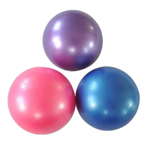 Palla per Yoga e <span class=keywords><strong>Pilates</strong></span> da 10 Pollici per Esercizi di Stabilità, Allenamento in Palestra, Anti-Scoppio e Antiscivolo con Cannuccia Gonfiabile - Product Image 1