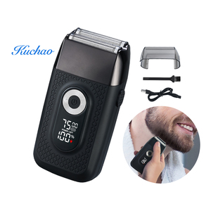 Rasoir électrique à deux lames alternatives tondeuse à cheveux pour hommes USB acier inoxydable batterie rechargeable rasoir tondeuse - Product Image 2