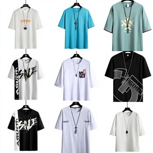 Maglietta da <span class=keywords><strong>uomo</strong></span> a maniche corte inventariale t-shirt 2023 estate nuova <span class=keywords><strong>di</strong></span> <span class=keywords><strong>tendenza</strong></span> in cotone <span class=keywords><strong>di</strong></span> seta <span class=keywords><strong>di</strong></span> ghiaccio Top <span class=keywords><strong>abbigliamento</strong></span> maschile - Product Image 1