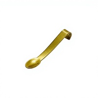 Cuillère courbée moderne pour shilajit australien, à large ouverture, conçue pour un contrôle précis des routines de suppléments.