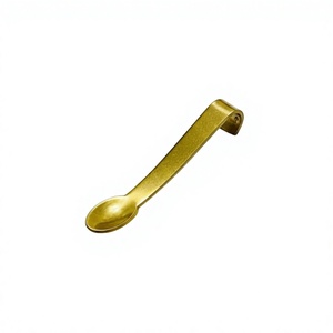 Cuillère courbée moderne pour shilajit australien, à large ouverture, conçue pour un contrôle précis des routines de suppléments. - Product Image 1