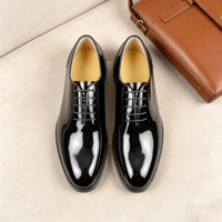 Premium Herren-Lacklederschuhe Hochglanz Formelle Oxfords Anzugschuhe für Hochzeit Gala Luxuriöse Hochglanz-Business-Schuhe